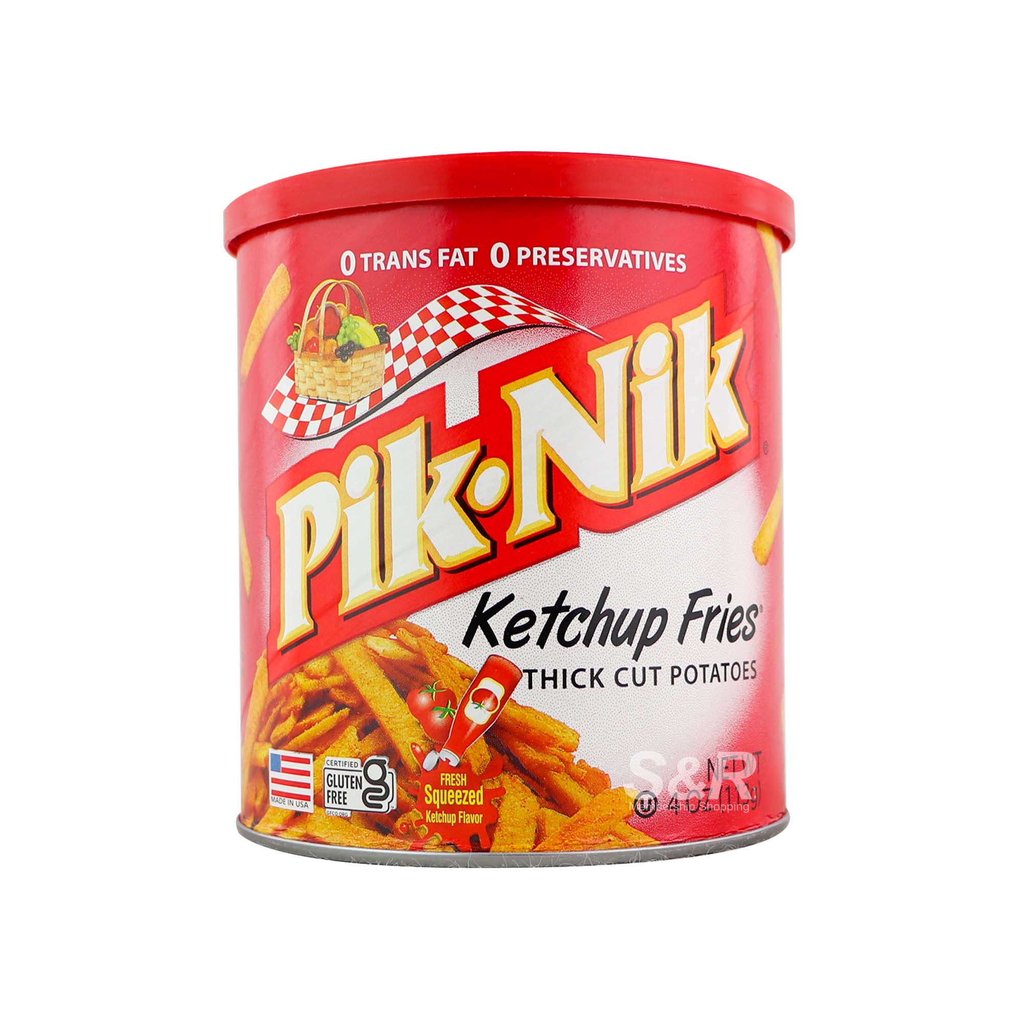Piknik Ketchup Potato Sticks 113g Piknik Ketchup Potato Sticks 113g